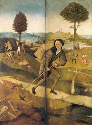 "Der Landfahrer" von Hieronymus Bosch